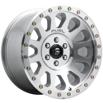 Fuel 1PC D647 VECTOR 20X10 5X127 ET -18 DIAMOND CUT MACHINED WITH CLEAR COAT WITH D64720007347