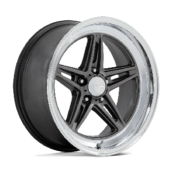 American Racing Vintage VN514 GROOVE 18X10 5X127 ET 12 ANTHRACITE WITH DIAMOND CUT LIP VN514AD18105012